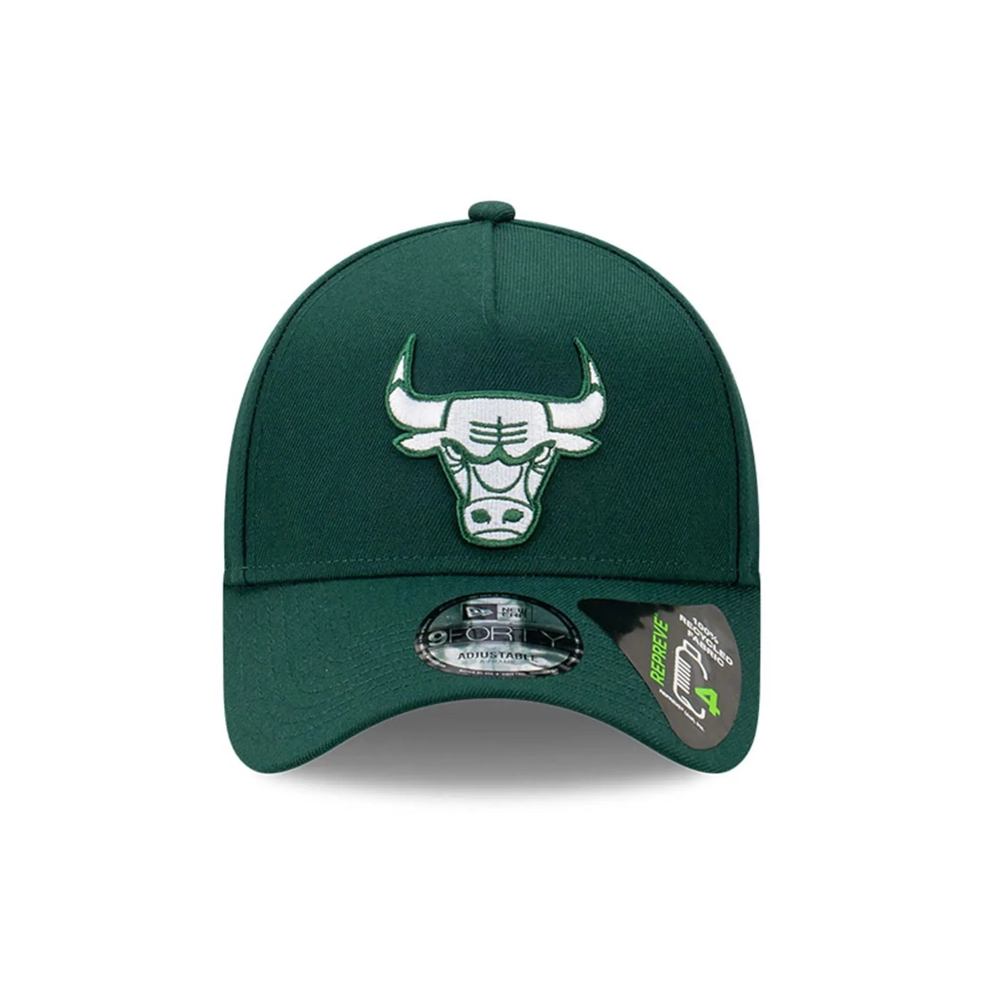 Chicago Bulls Repreve Dark Green 9FORTY A-Frame Adjustable Cap