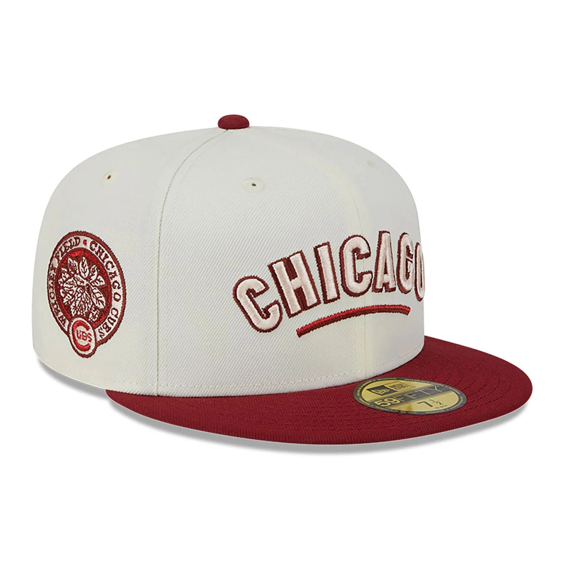 Chicago Cubs Be Mine White 59FIFTY Fitted Cap