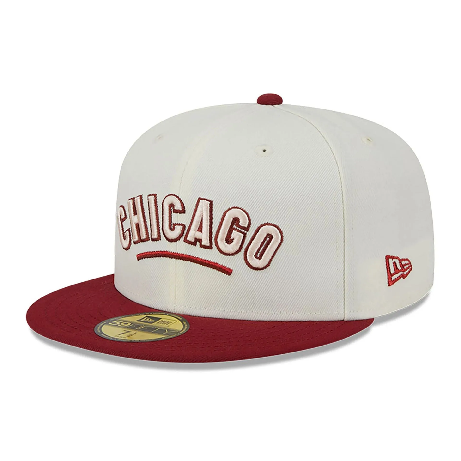 Chicago Cubs Be Mine White 59FIFTY Fitted Cap