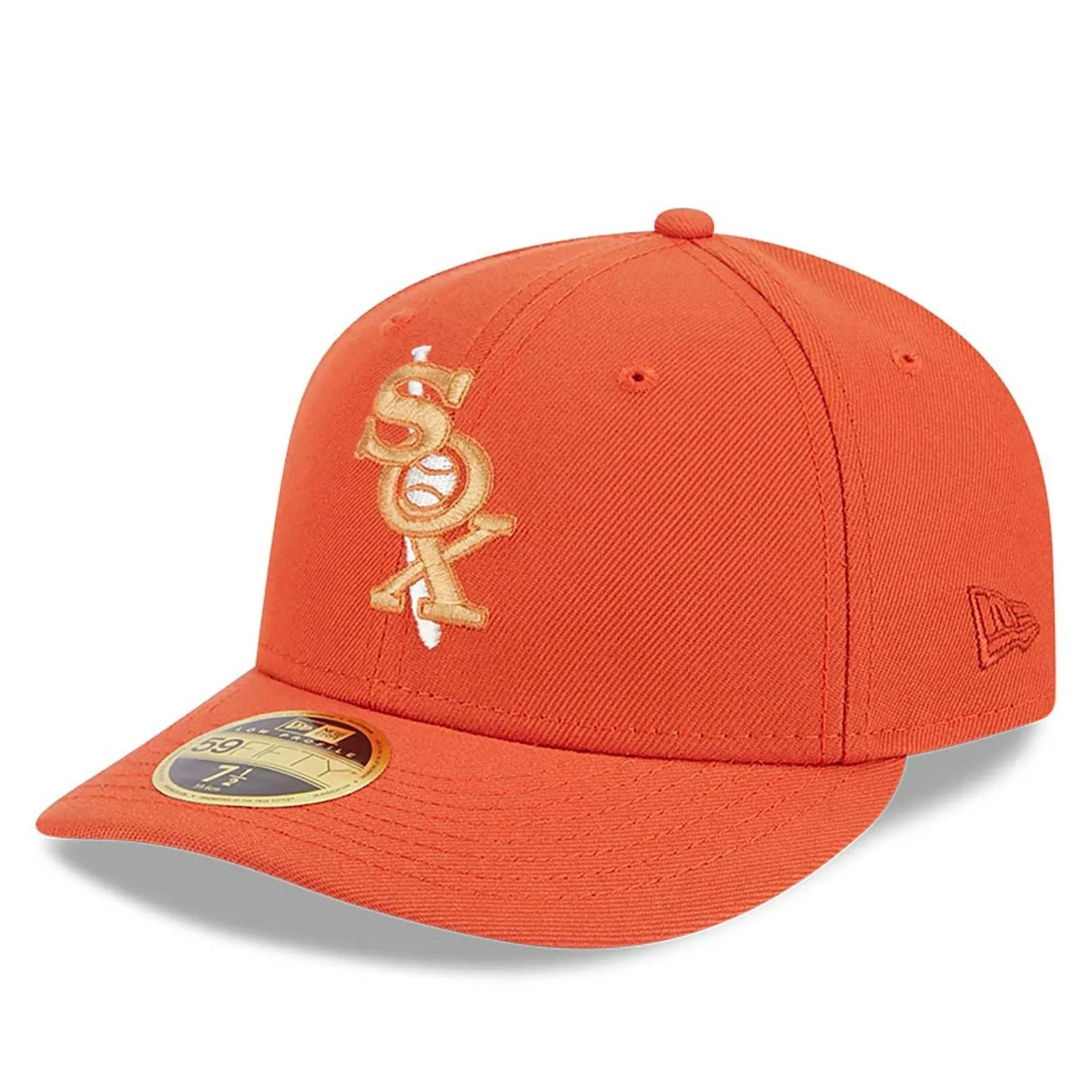 Chicago White Sox Repreve Orange Low Profile 59FIFTY Fitted Cap