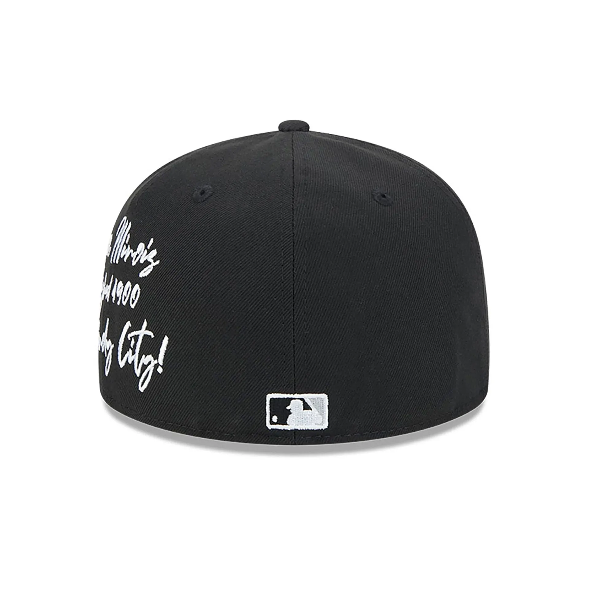 Chicago White Sox Team Verbiage Black 59FIFTY Fitted Cap