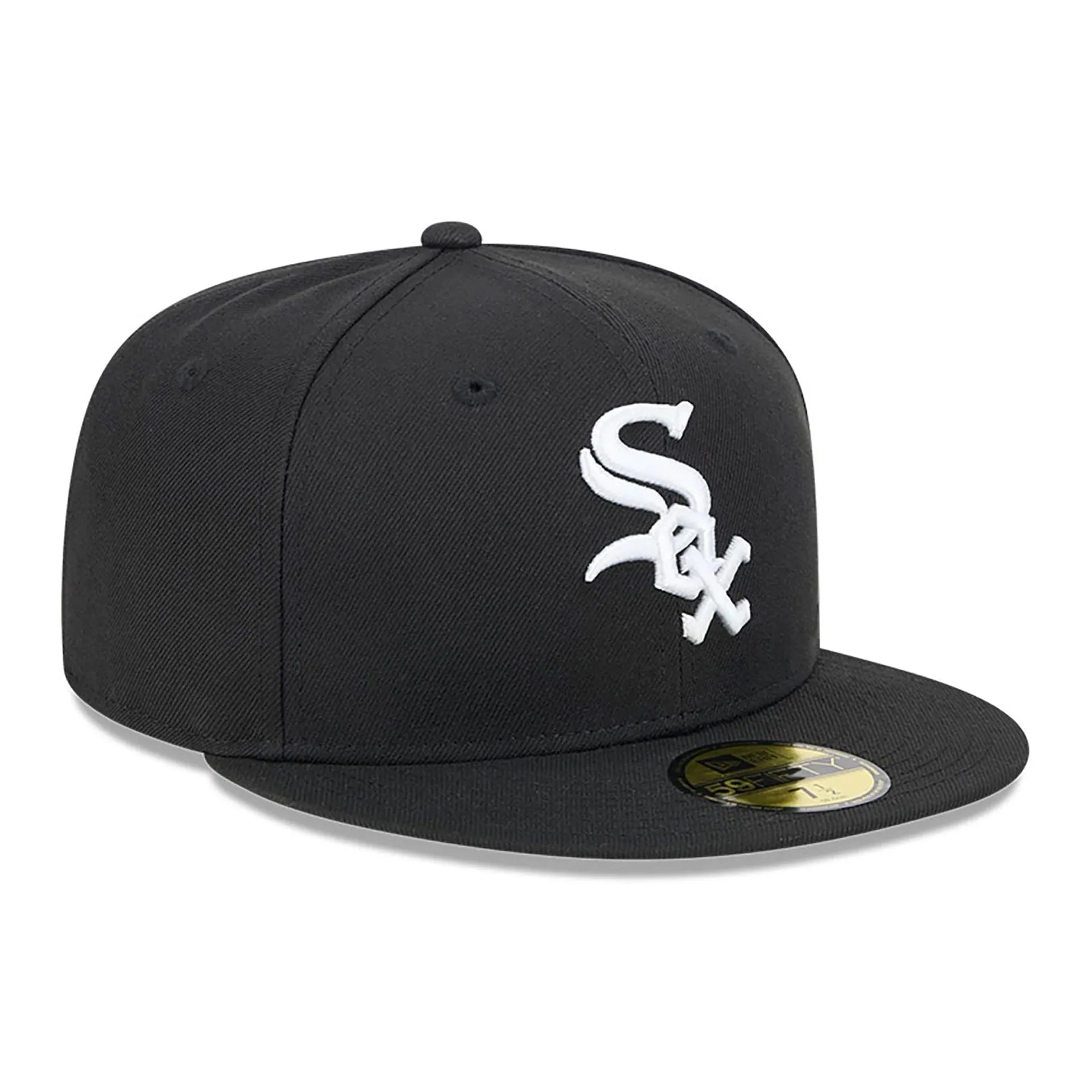 Chicago White Sox Team Verbiage Black 59FIFTY Fitted Cap