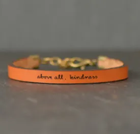 Christian Women's "Above all, Kindness" bracelet