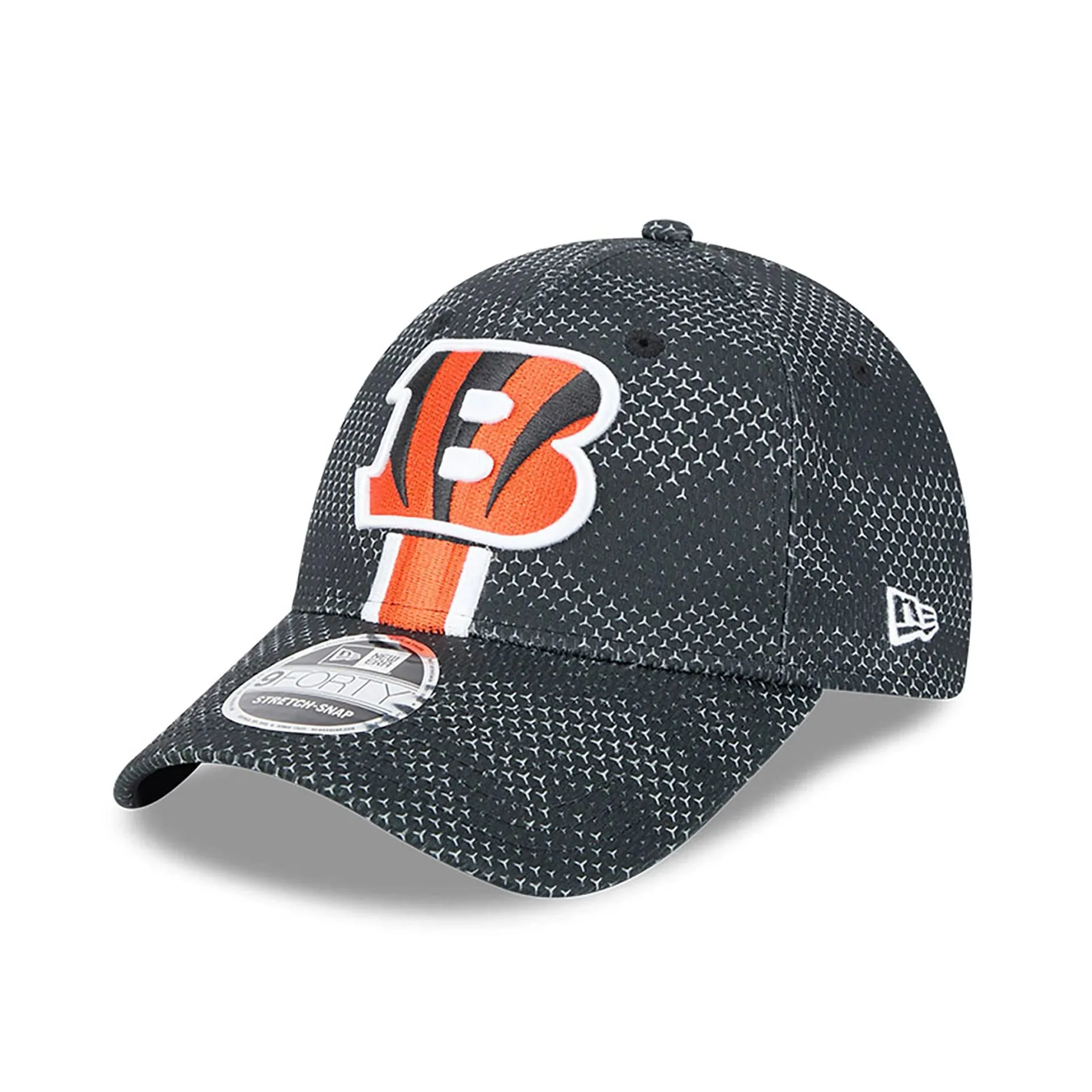 Cincinnati Bengals NFL Sideline 2024 Black 9FORTY Stretch Snap Cap