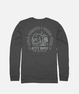 Cold Nights Long Sleeve - Charcoal