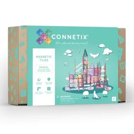 Connetix Tiles - 106 Piece Pastel Ball Run Pack