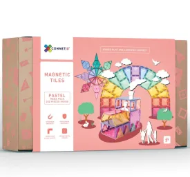 Connetix Tiles - 202 Piece Mega Pack - Pastel