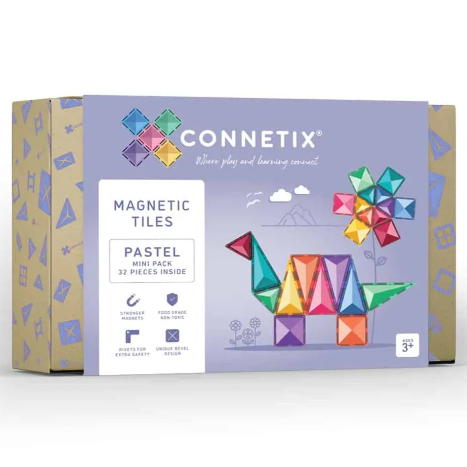 Connetix Tiles - Mini Pack 32 pc - Pastel