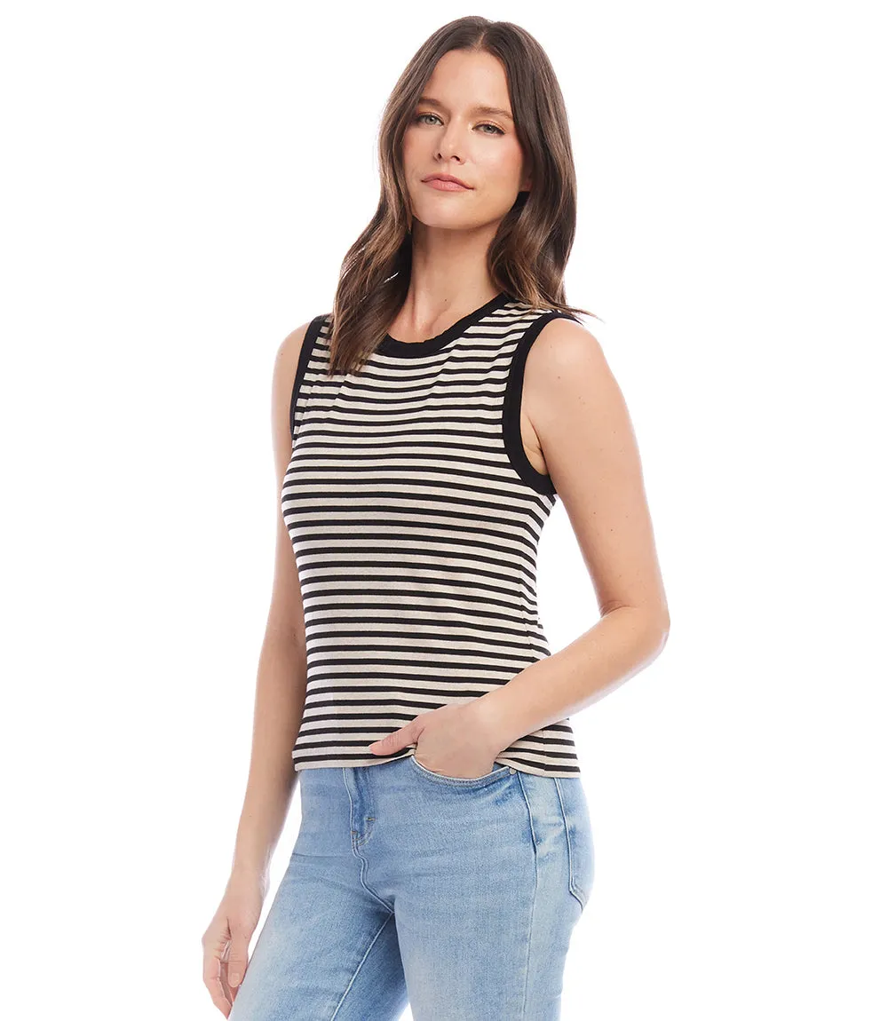 Contrast Stripe Tank