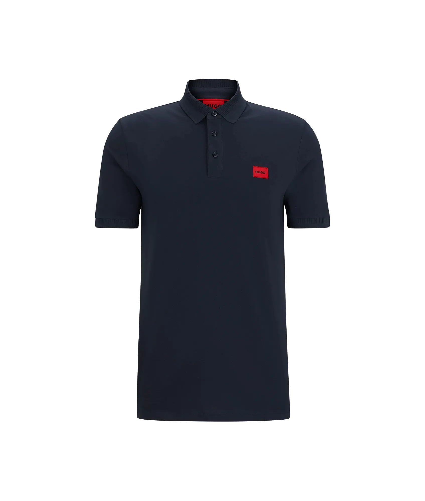 Cotton-Piqué Slim-Fit Polo Shirt - Navy