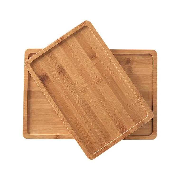 Creative Bamboo Japanese Solid Wood Tea Tray