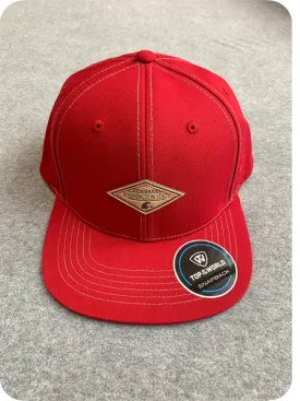 Crimson Washington State University Flatbill Diamond Hat