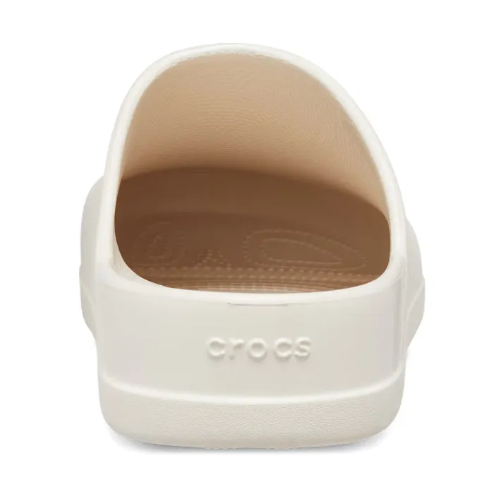 Crocs - Dylan Clog Stucco Off White Leather Look Mule