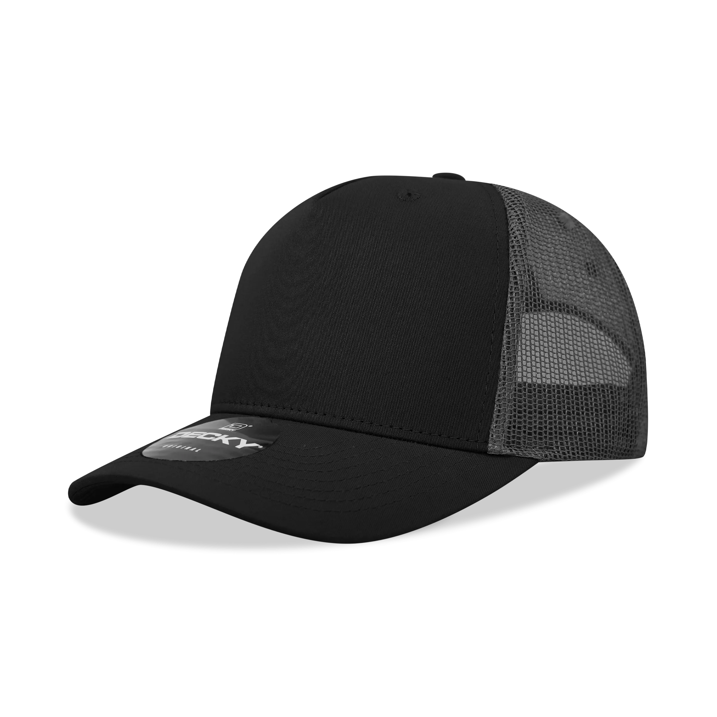 Decky 6030 - Classic, 5-Panel Retro Trucker Cap - CASE Pricing