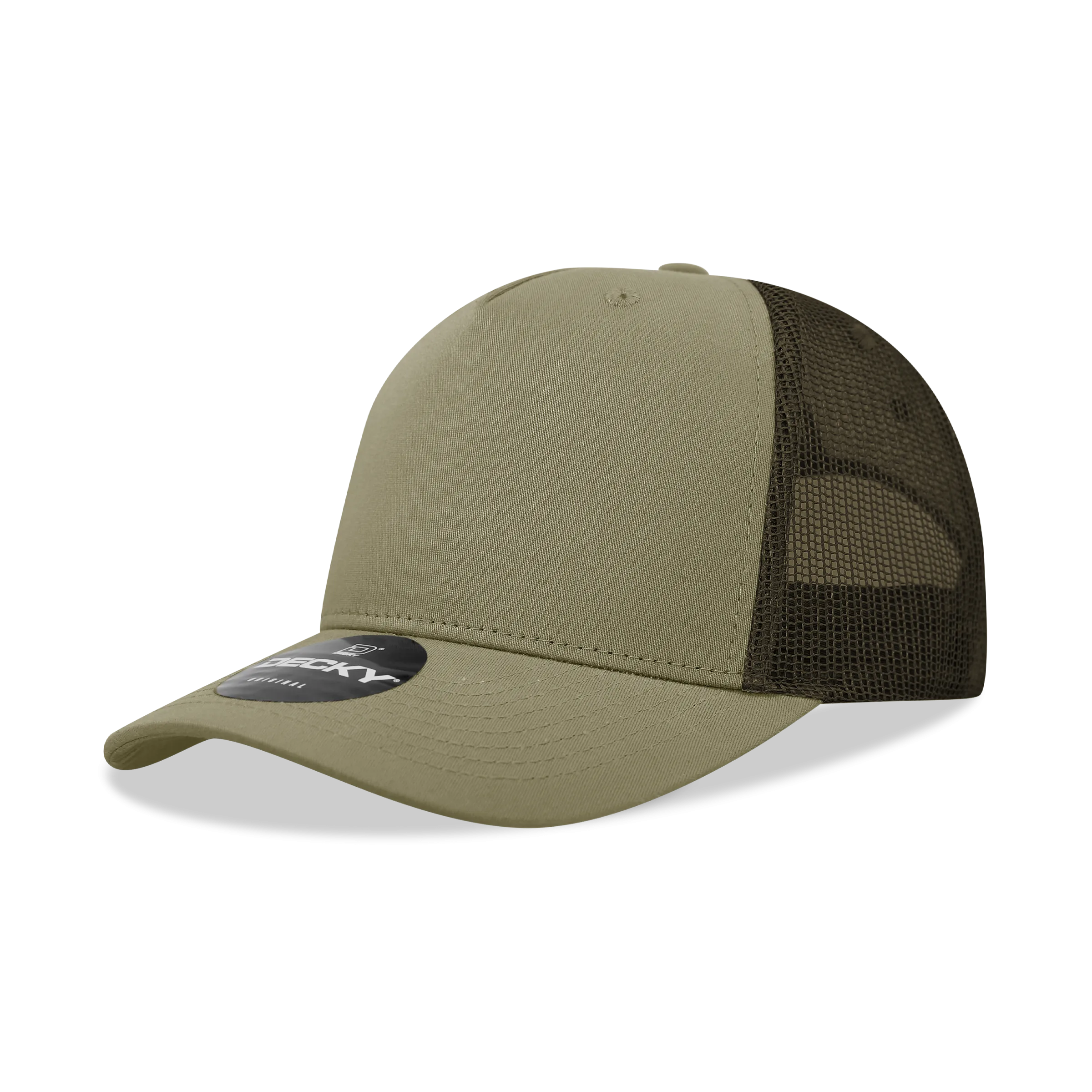 Decky 6030 - Classic, 5-Panel Retro Trucker Cap - CASE Pricing