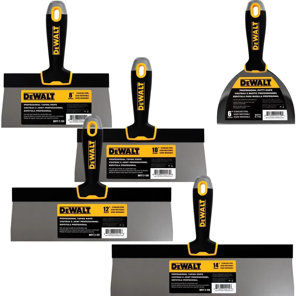 DeWalt Stainless Steel Taping Knife Set DXTT-3-171