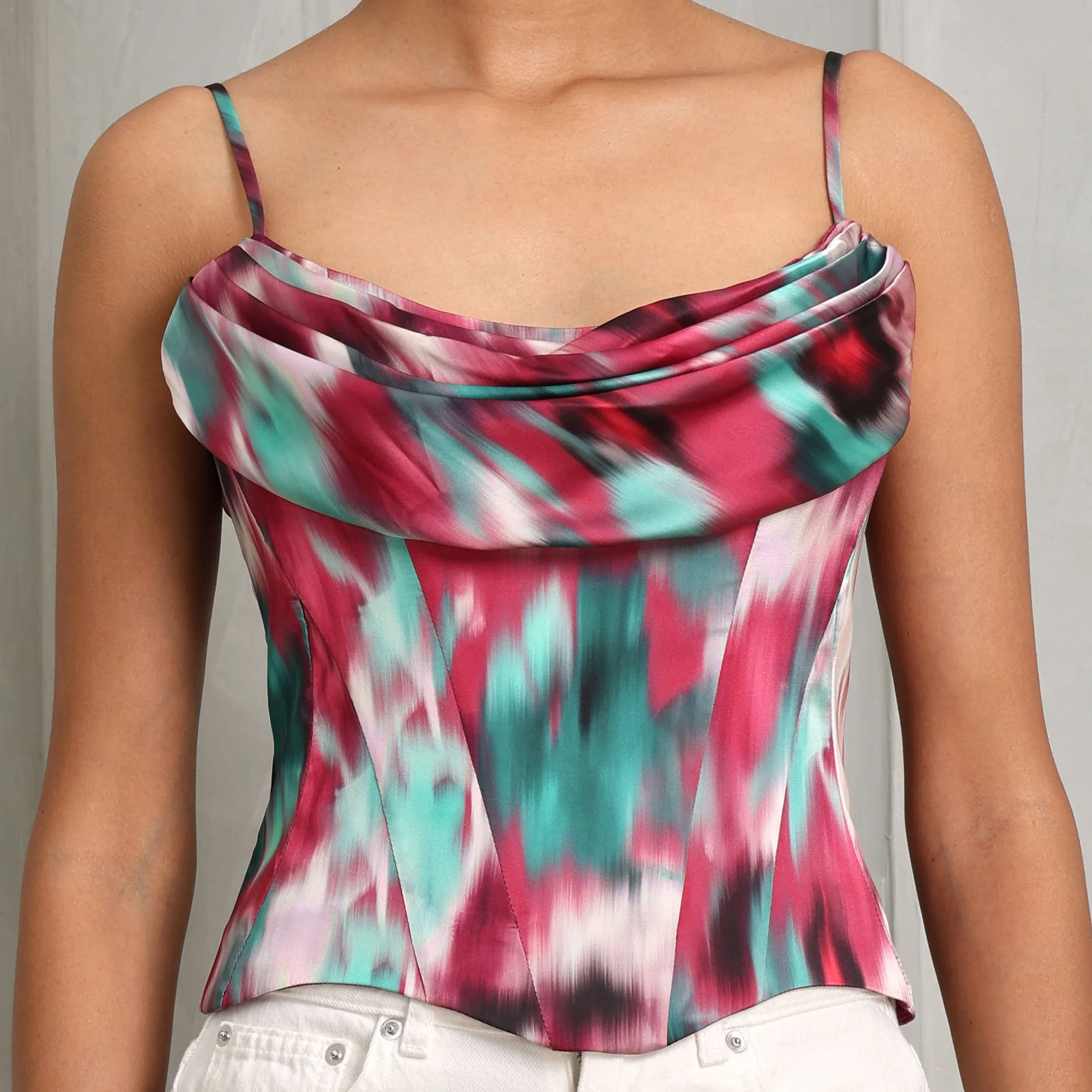 Draped Corset Top