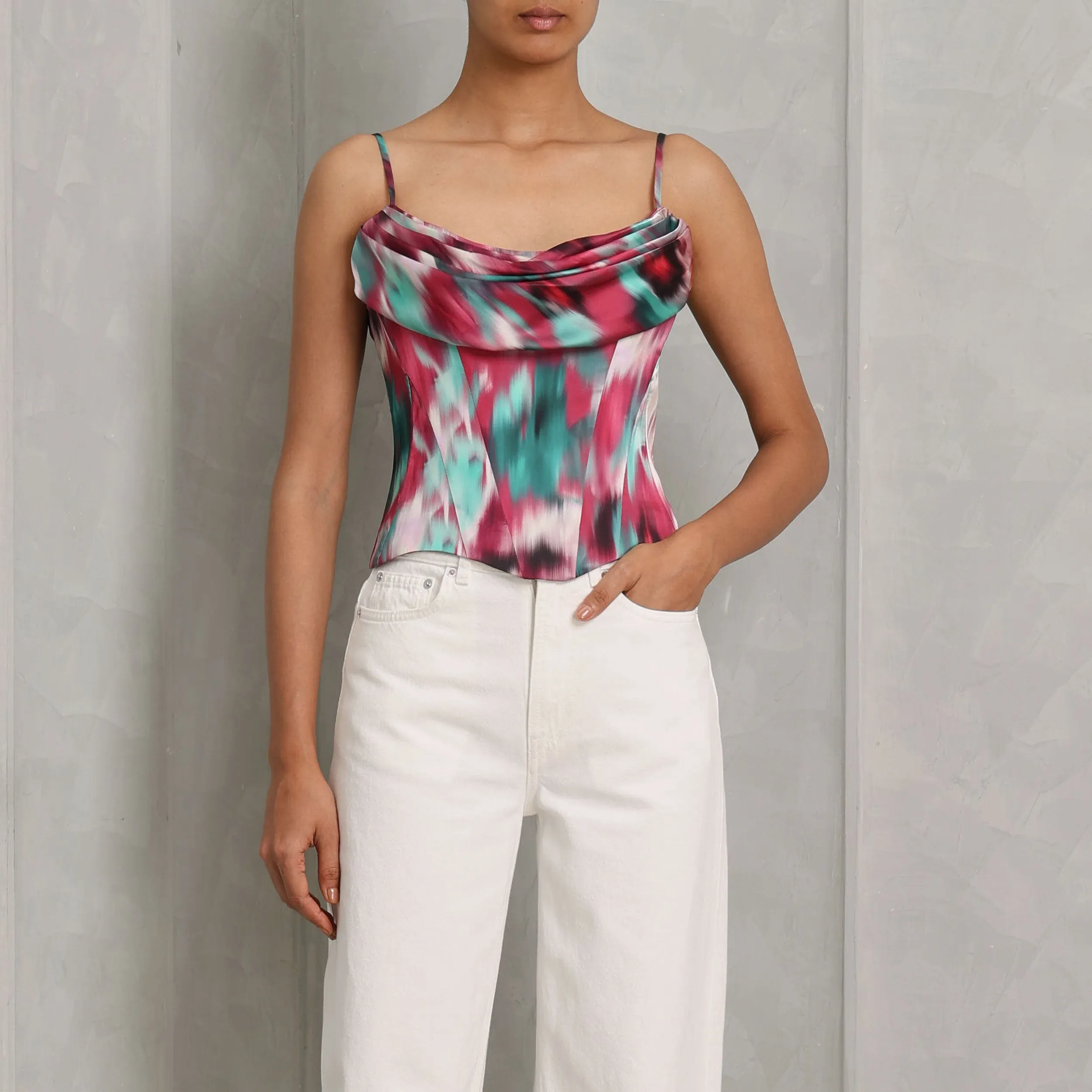 Draped Corset Top