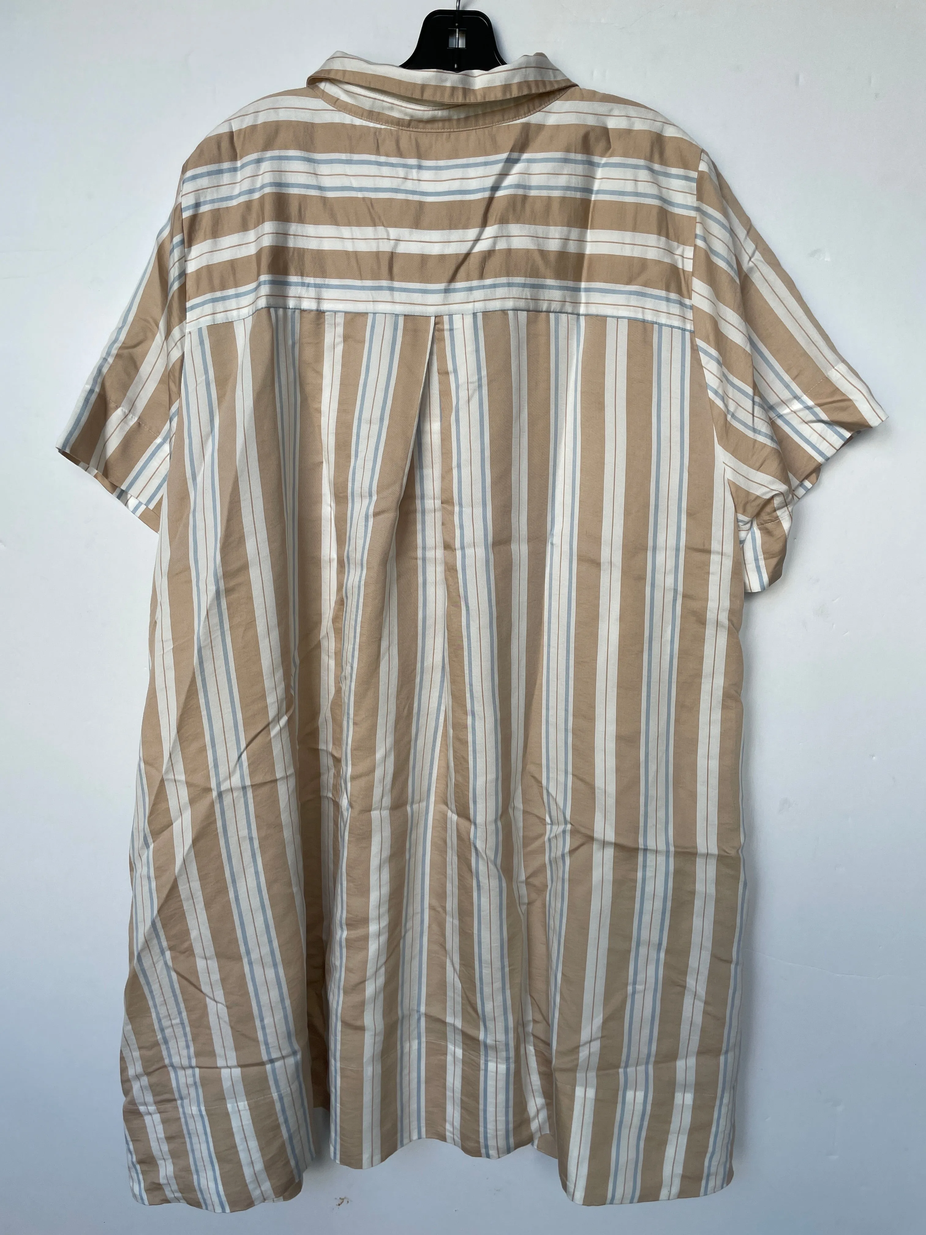 Dress Casual Midi By Anthropologie In Striped Pattern, Size: 3x