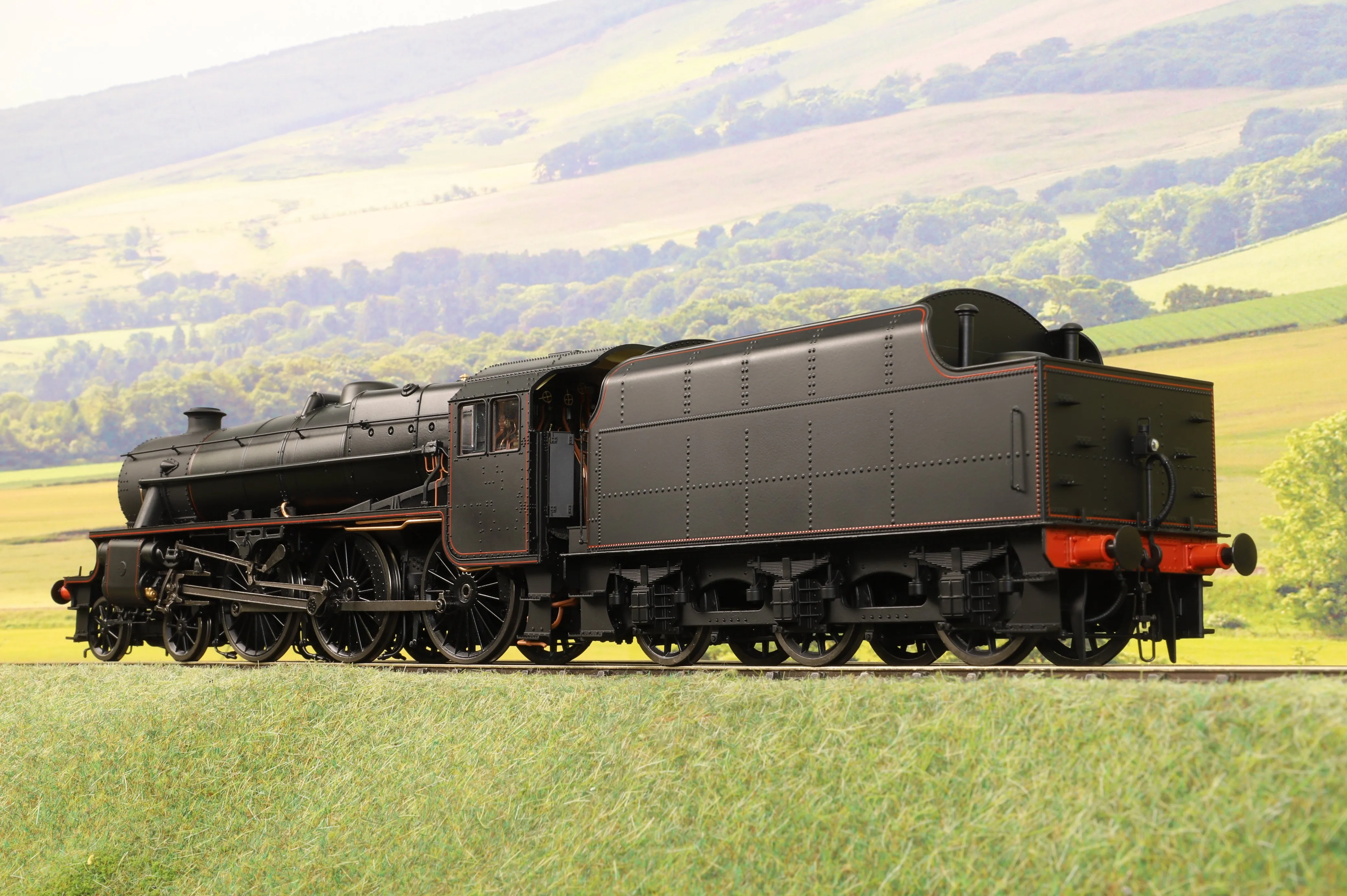 Ellis Clark Trains E1002U O Gauge Stanier Class 5 4-6-0 "Black 5", LMS Lined, 'Un-numbered', Riveted Tender