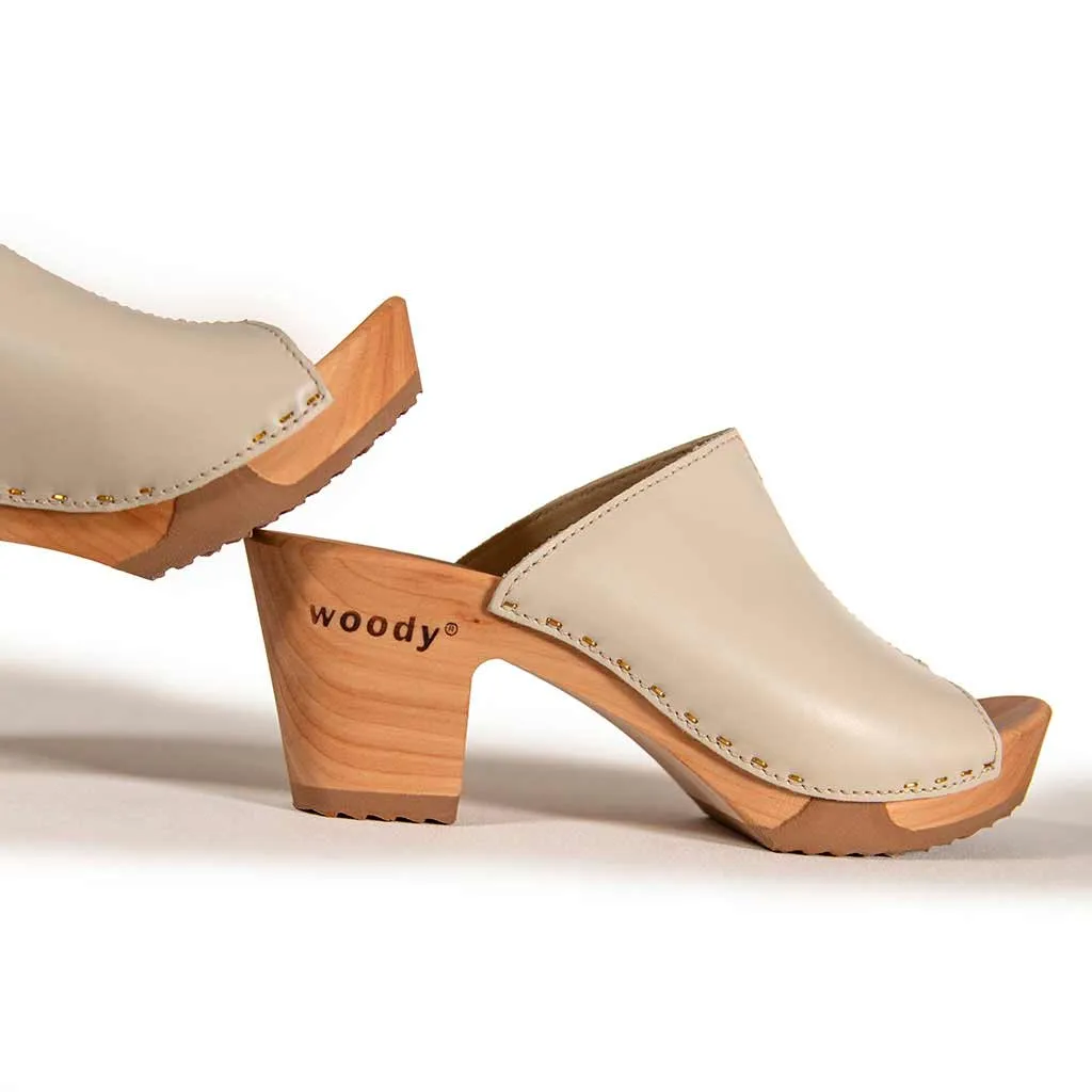 Elly Damen Clog Pantolette woody®