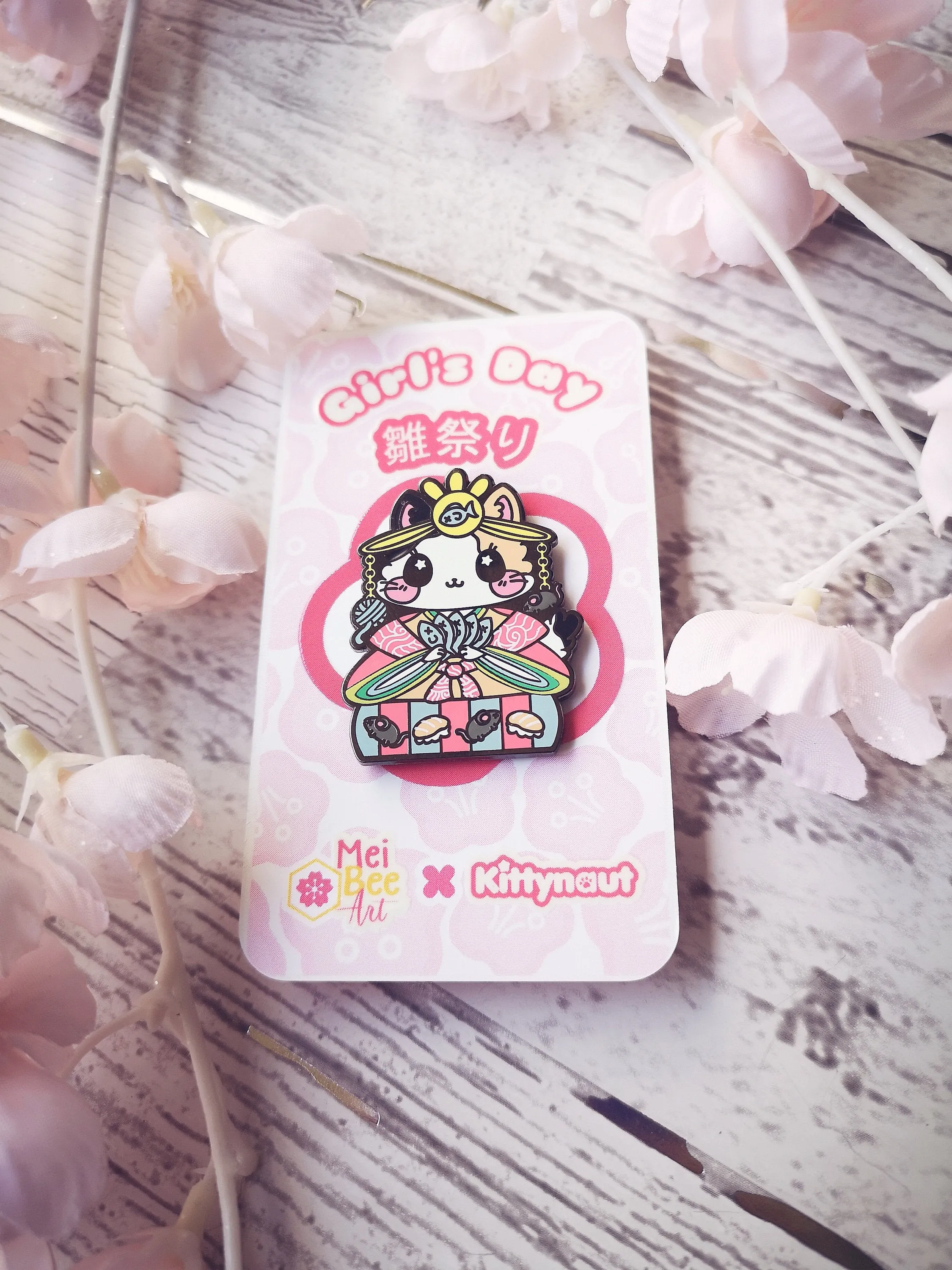 Empress Kitty: Girl's Day Animal Enamel Pins