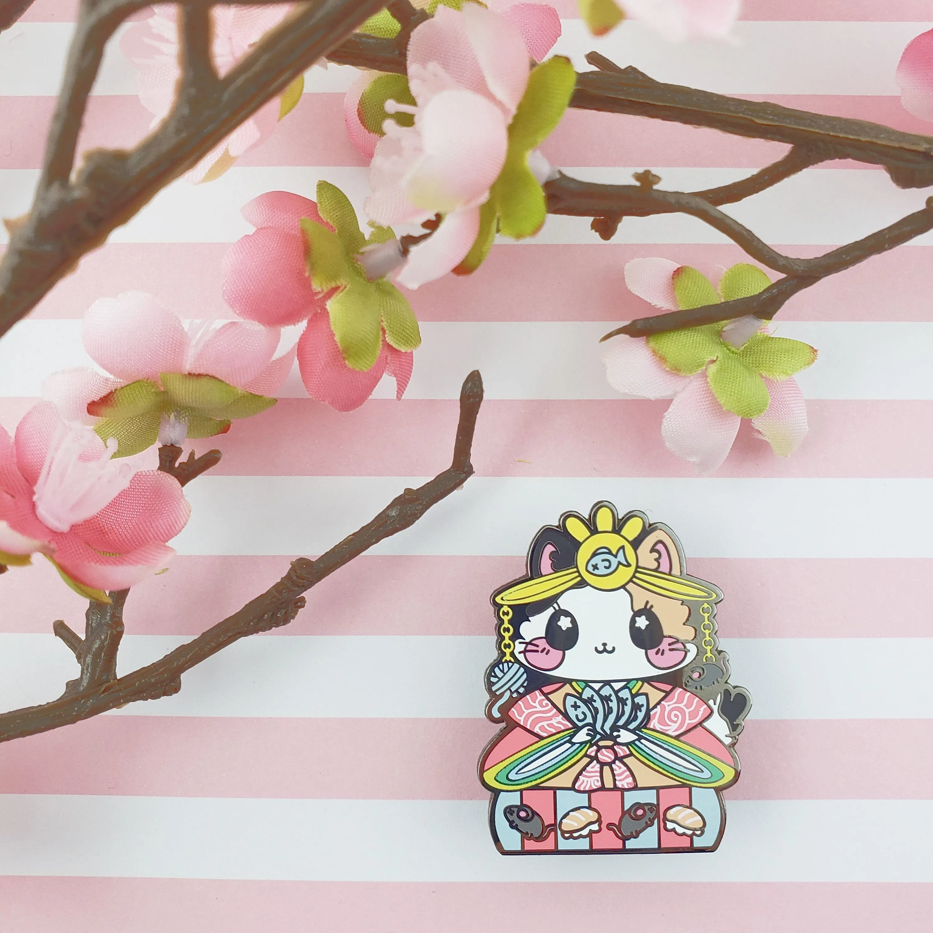 Empress Kitty: Girl's Day Animal Enamel Pins