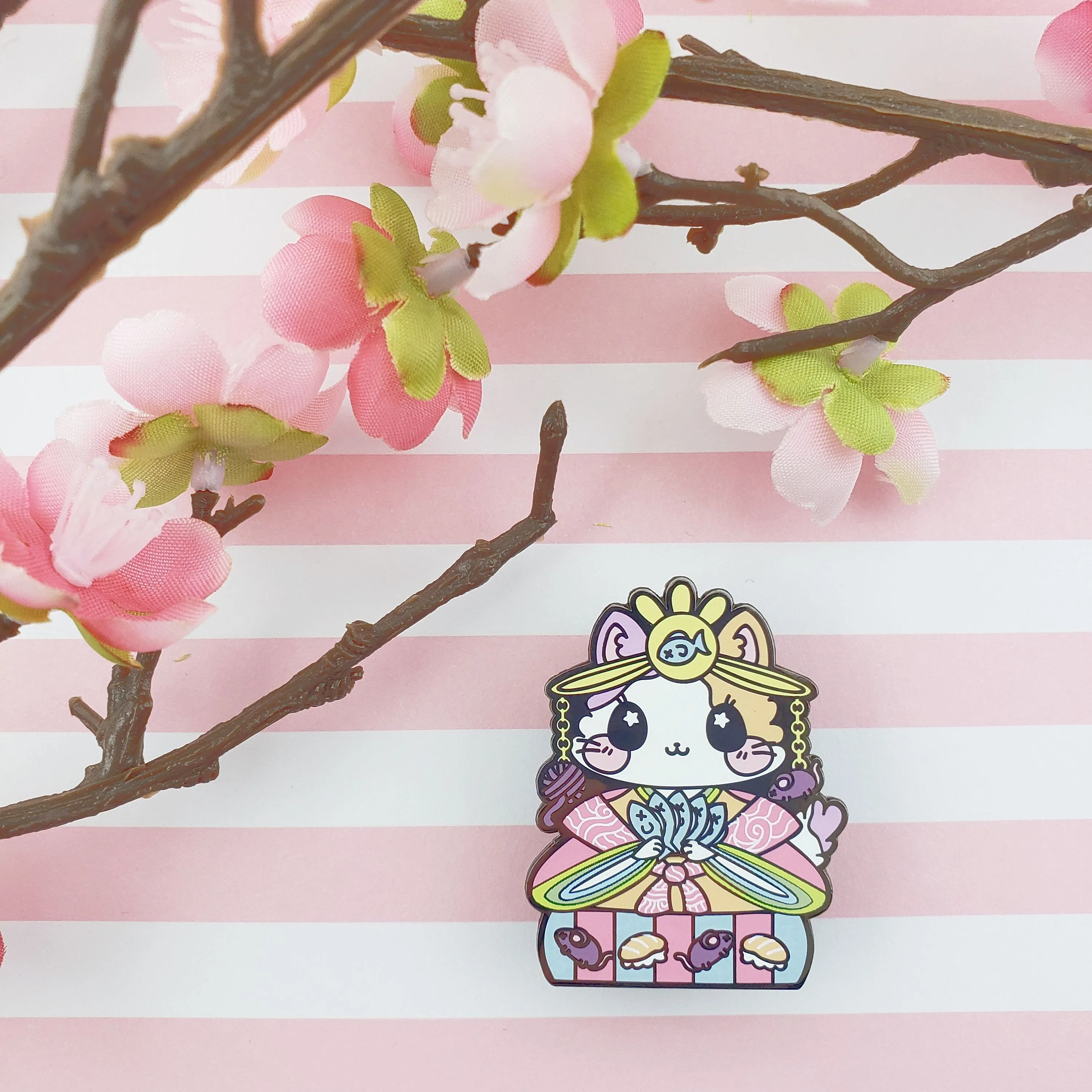 Empress Kitty: Girl's Day Animal Enamel Pins