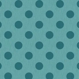 Fabric Chambray Dots Aqua TIL160058 from Tilda, coordinates with any Tilda Collection