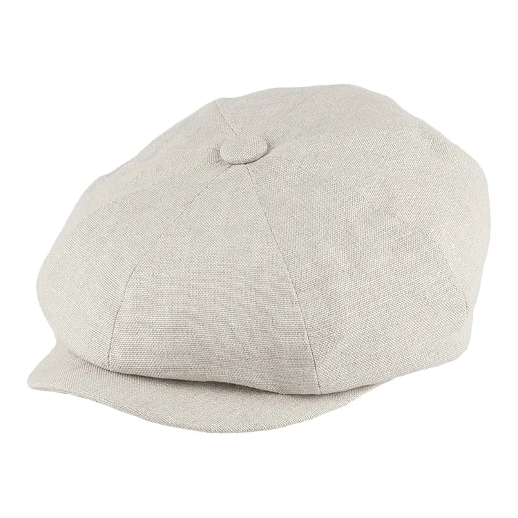 Failsworth Linen Alfie Cap - Natural