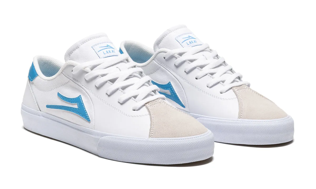 Flaco 2 - White/Cyan Leather