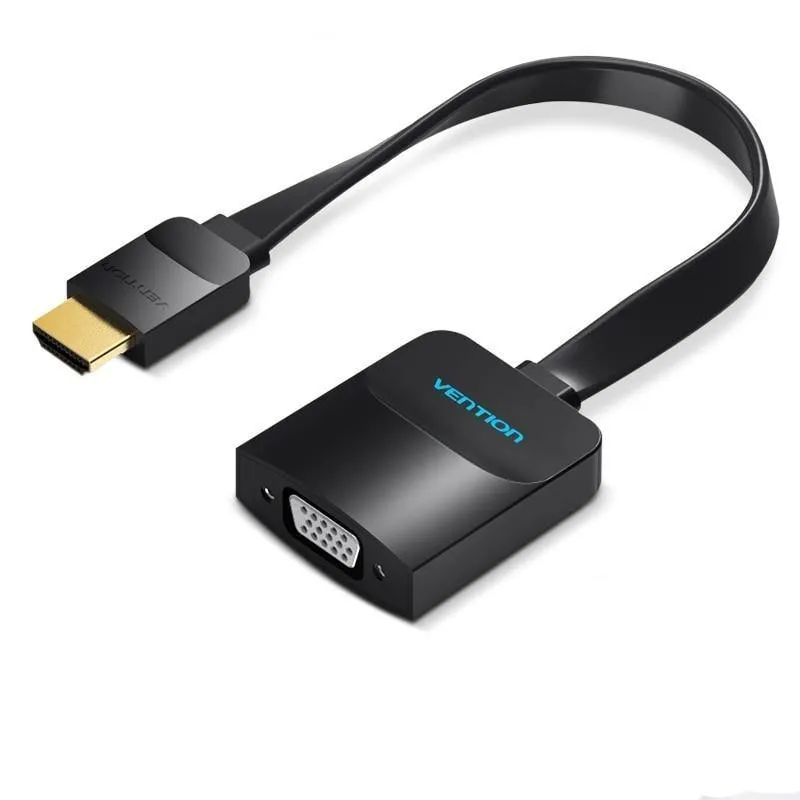 Flat Cable VGA To HDMI Adapter