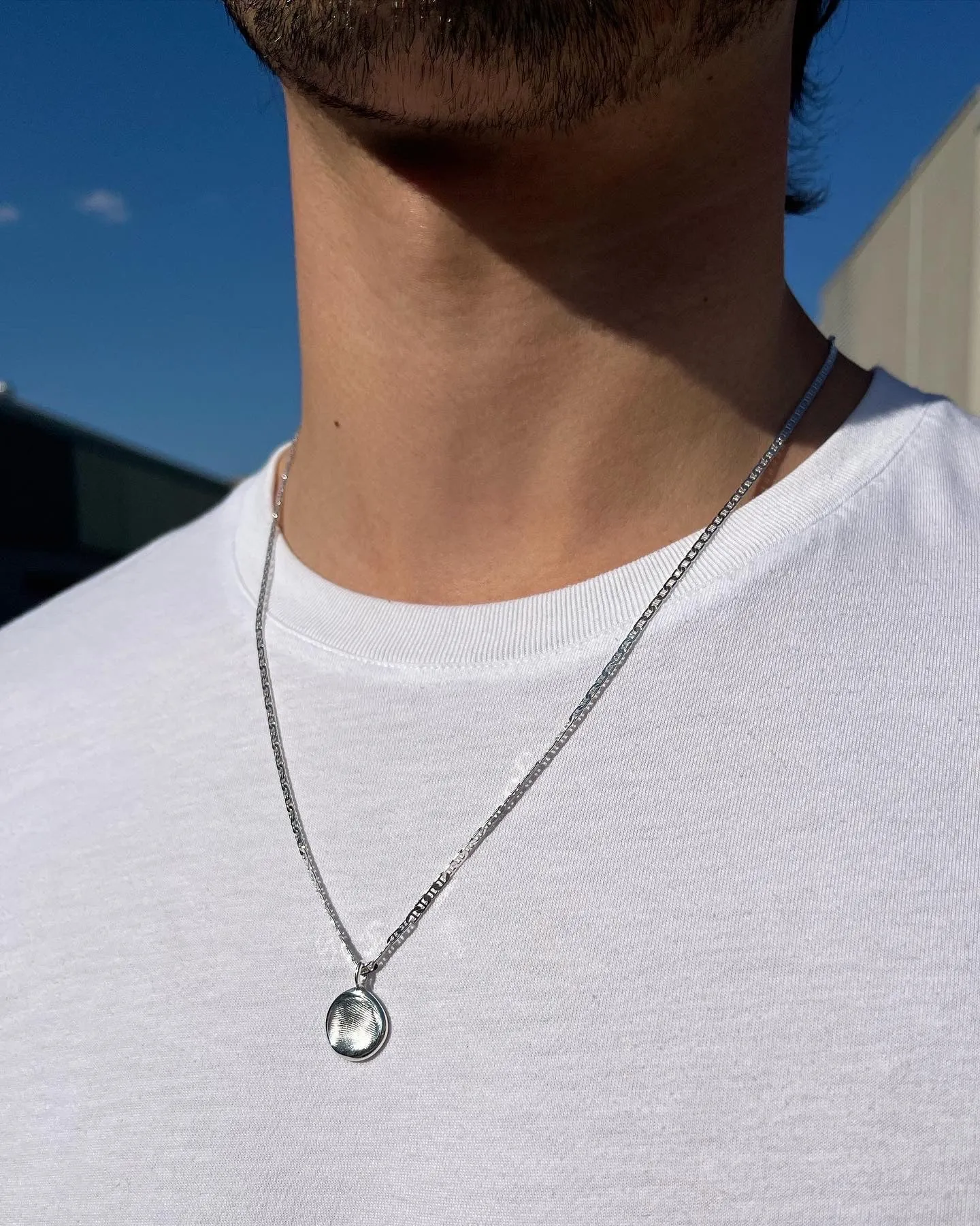 Flat Marine Chain | Sterling Silver