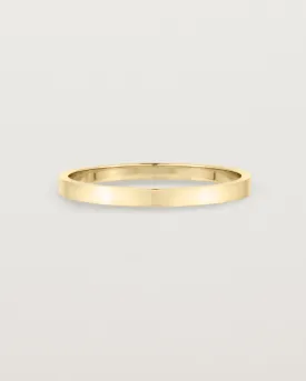 Flat Wedding Ring | 2mm