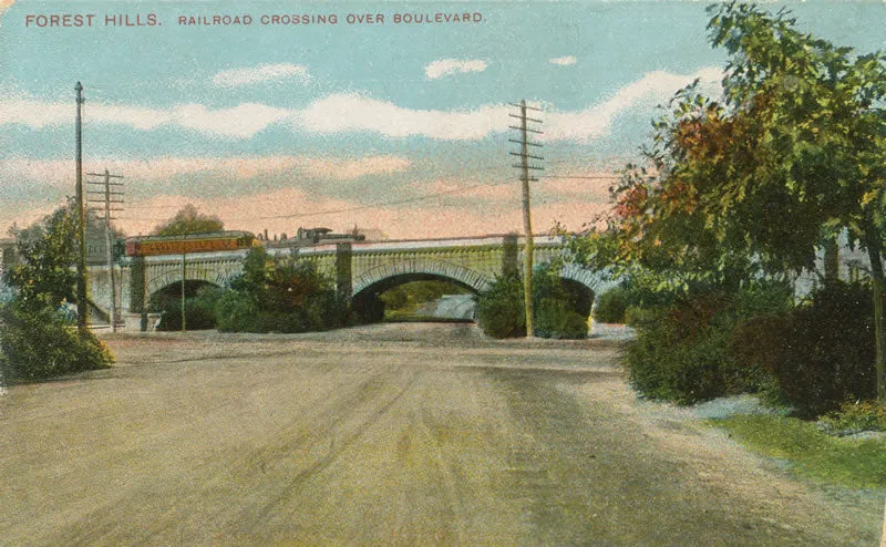 Forest Hills Rail Viaduct in West Roxbury