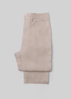 French Linen Flat Front Trouser