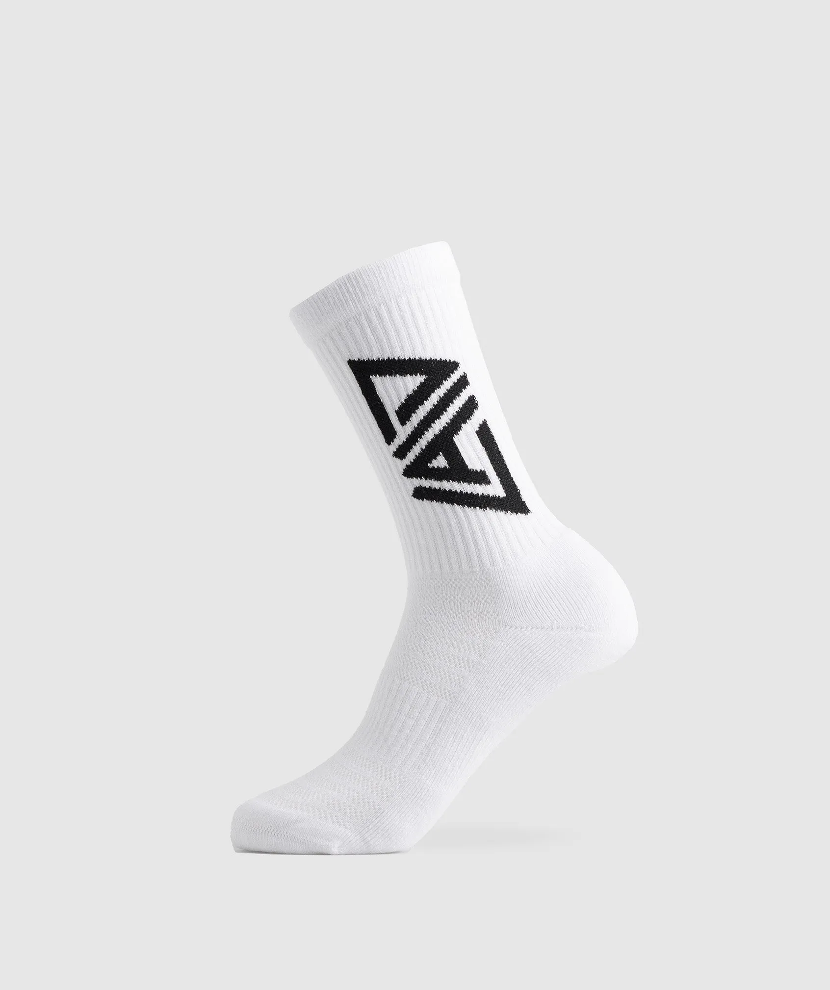 GS x David Laid Crew Socks 1pk - White