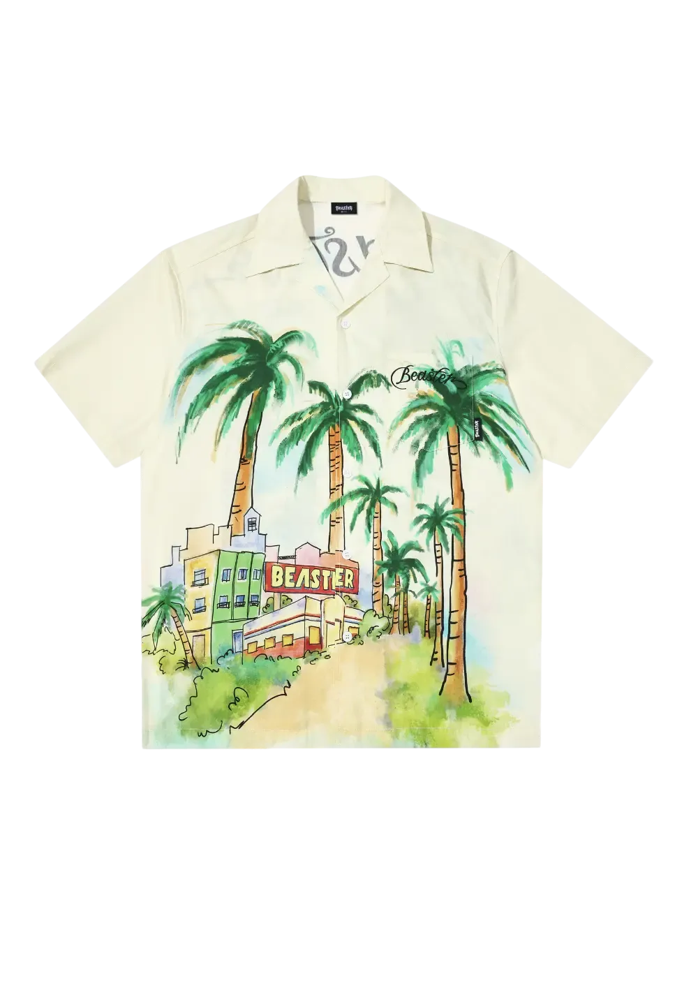 Hawaiian Cotton Printed Casual T-Shirt