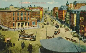 Haymarket Square with Streetcars