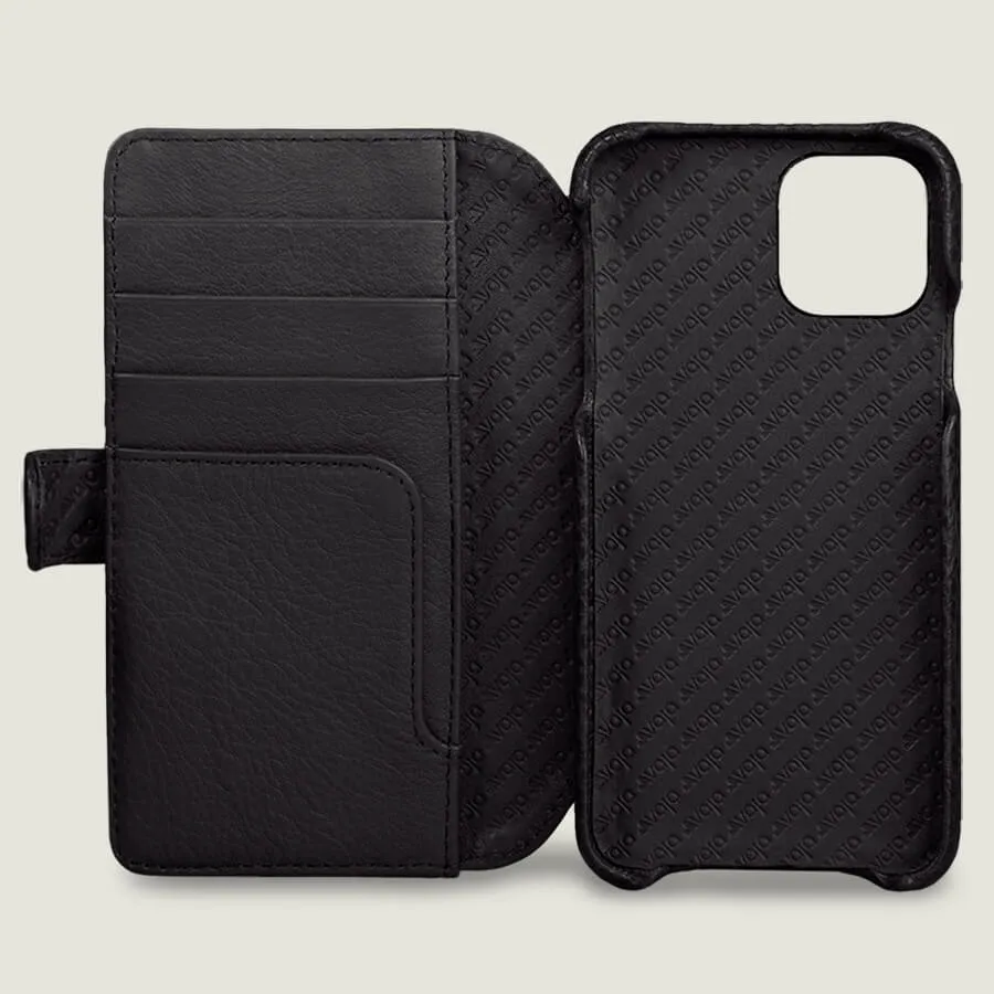 iPhone 11 Pro Wallet Leather Case with magnetic closure