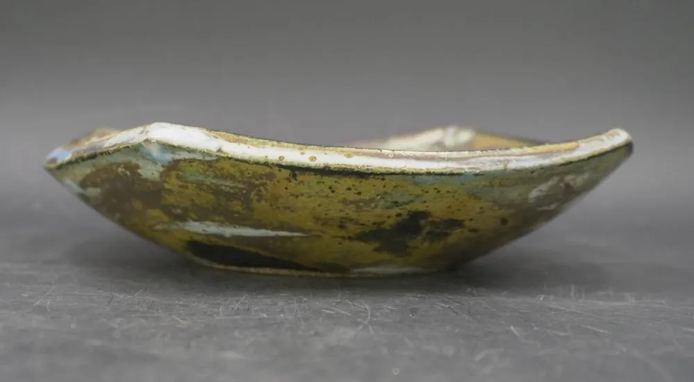 Joel Edwards Mid Century Shallow Pottery Bowl