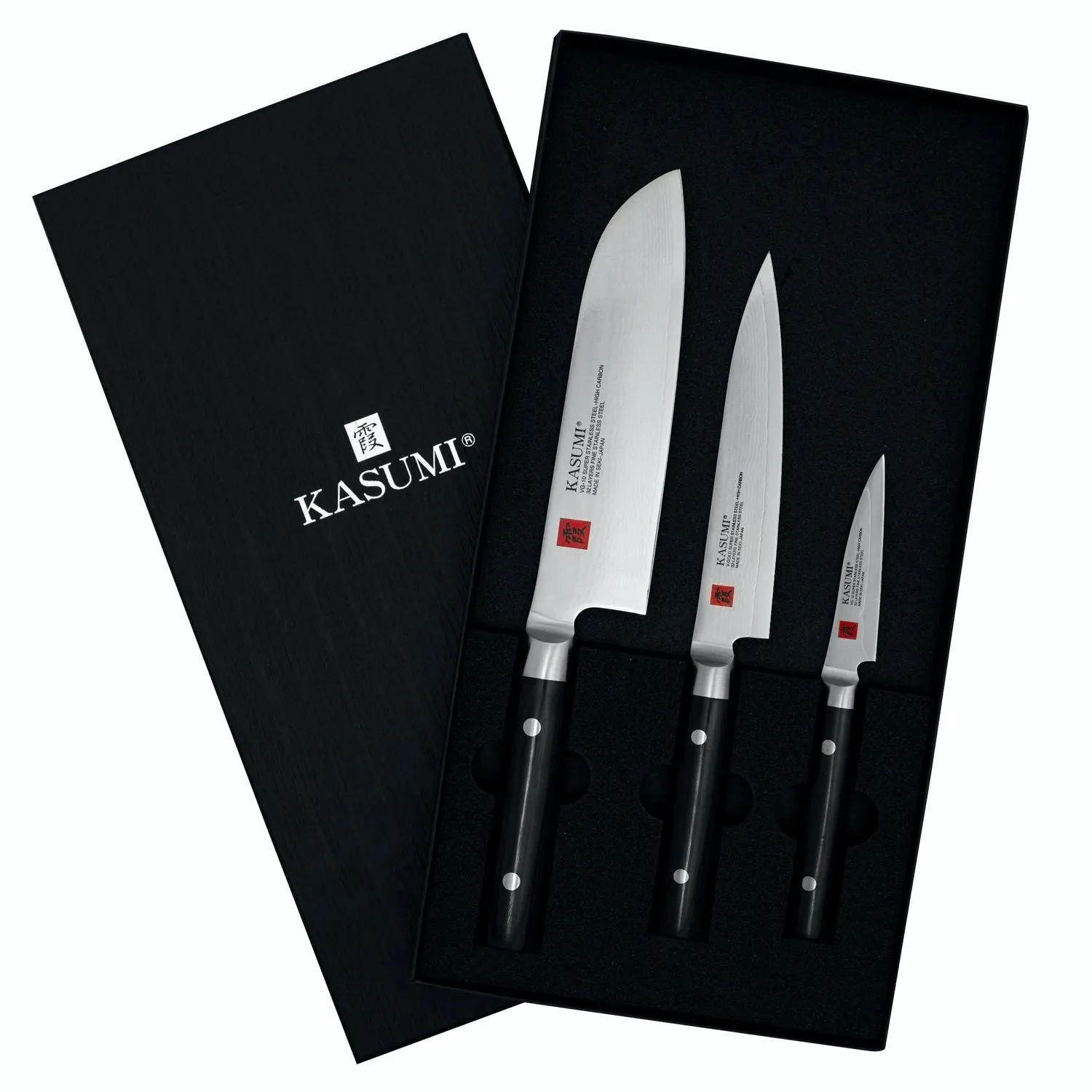 Kasumi 3 Piece Santoku Set