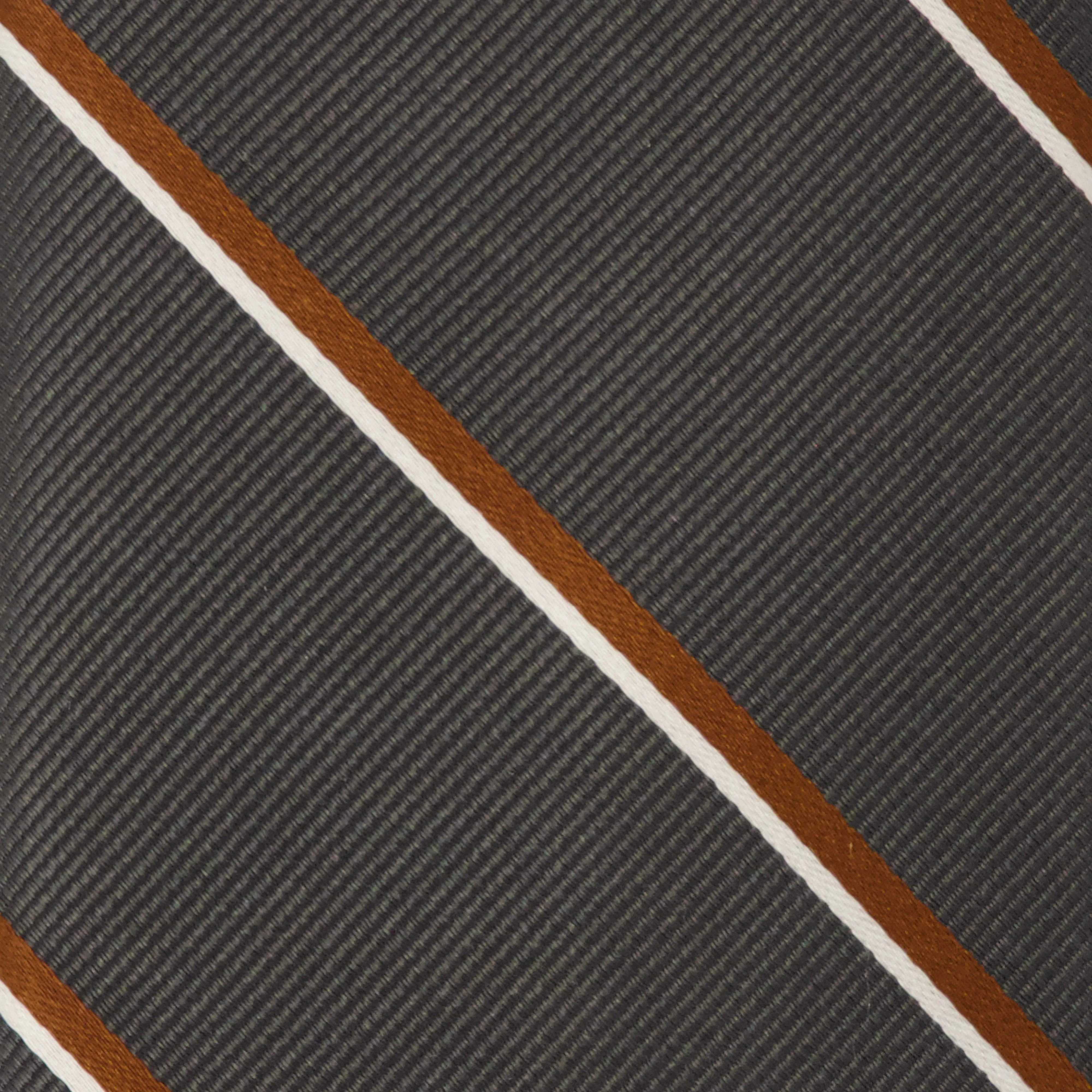 Laclaire Double Stripe Charcoal Tie