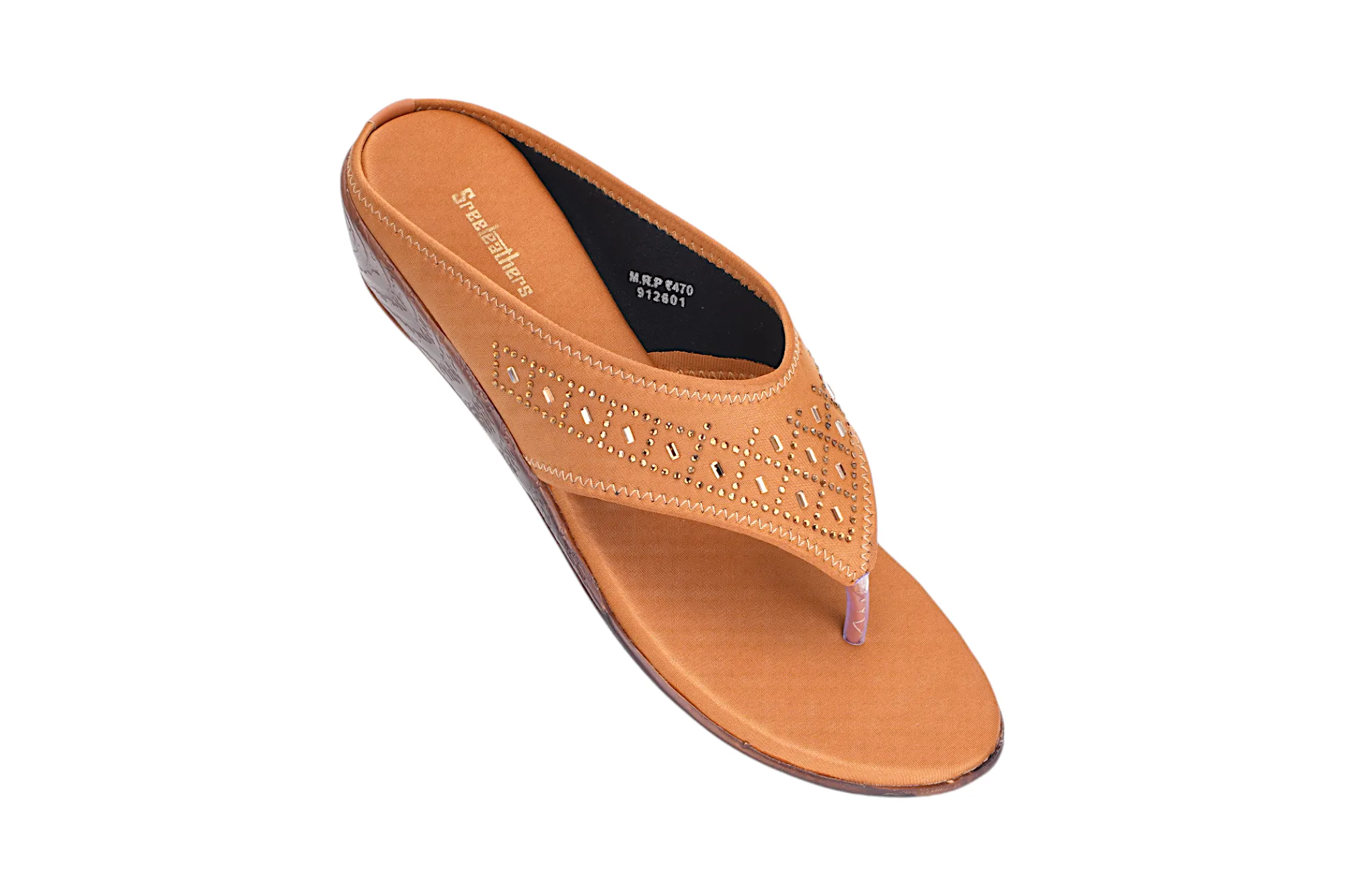 Ladies Fancy Heel Chappal 912601