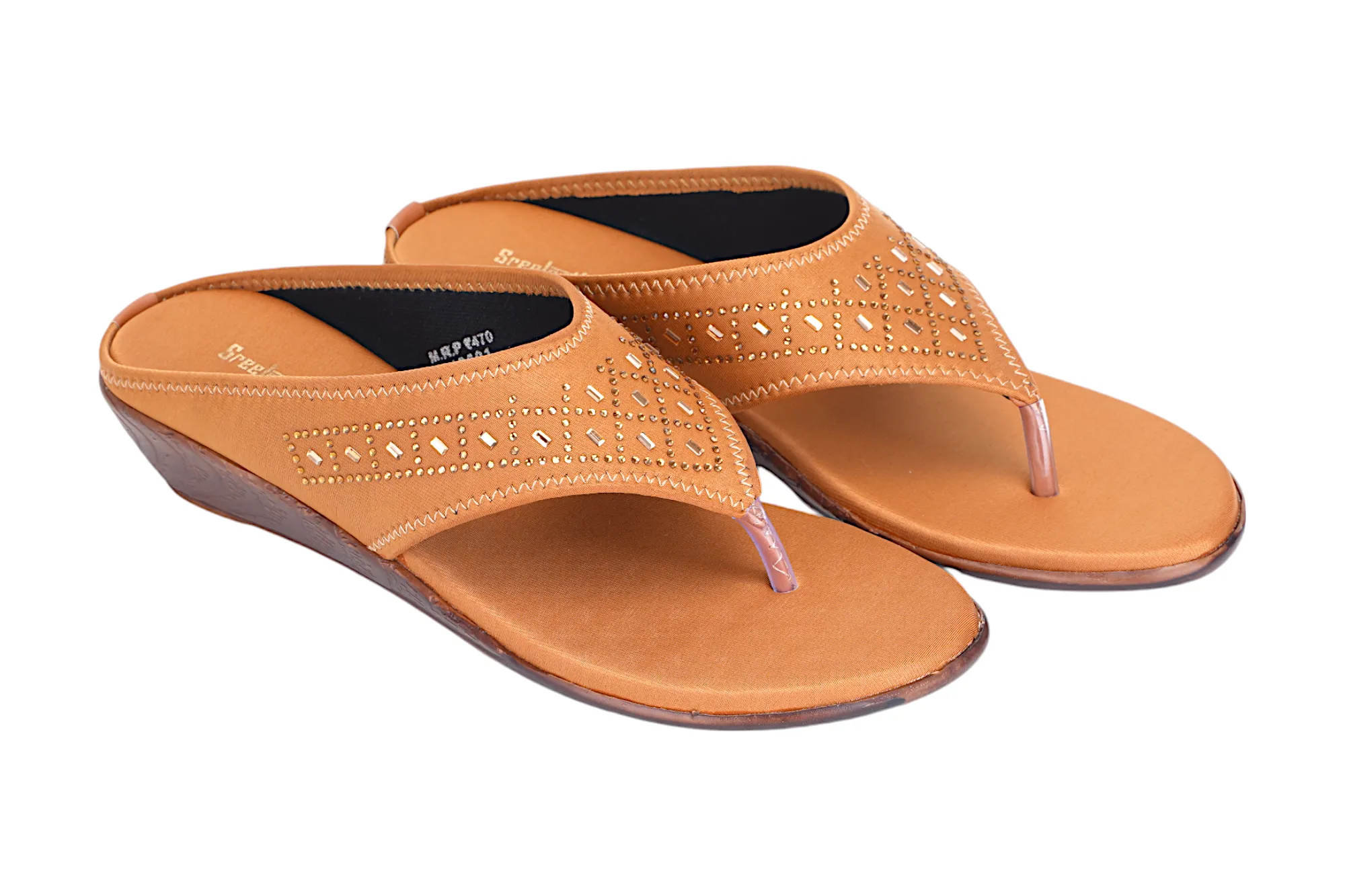 Ladies Fancy Heel Chappal 912601