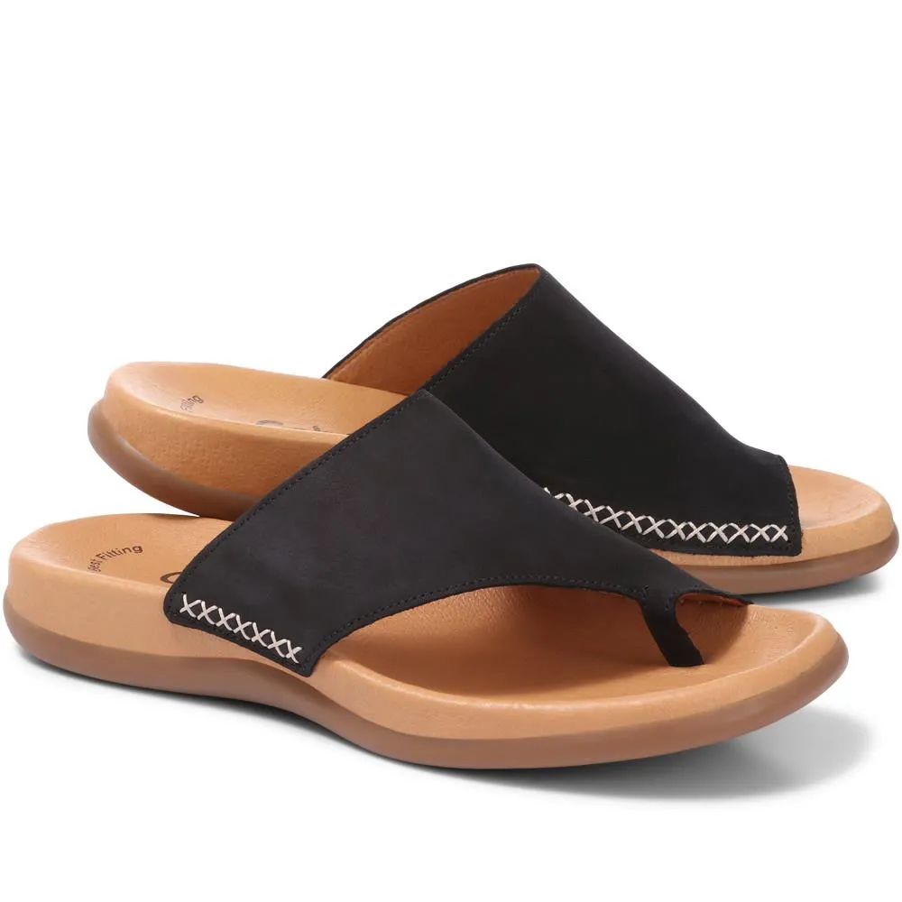 Lanzarote Leather Toe Loop Mules - GAB29615 / 314 556