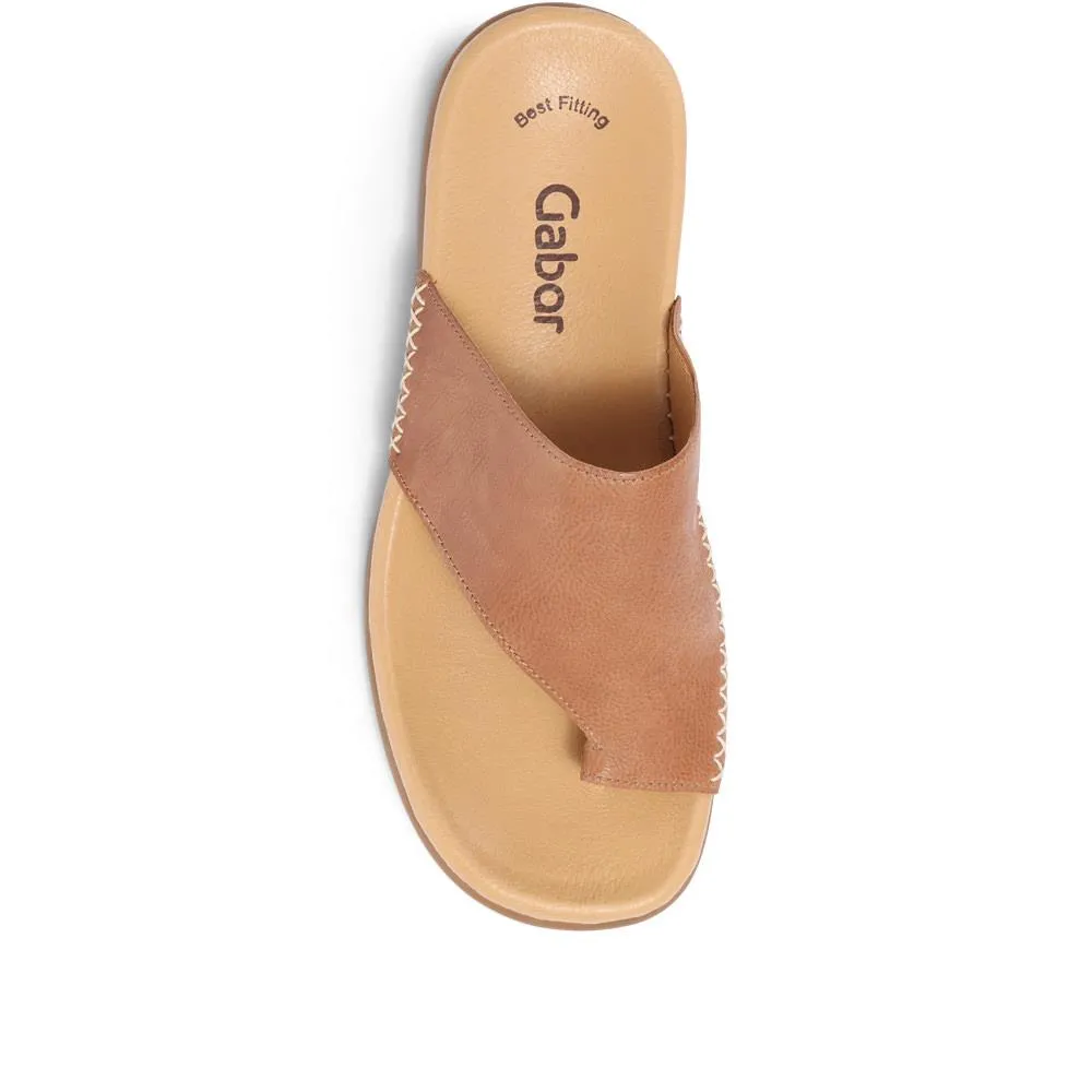 Lanzarote Leather Toe Loop Mules - GAB29615 / 314 556