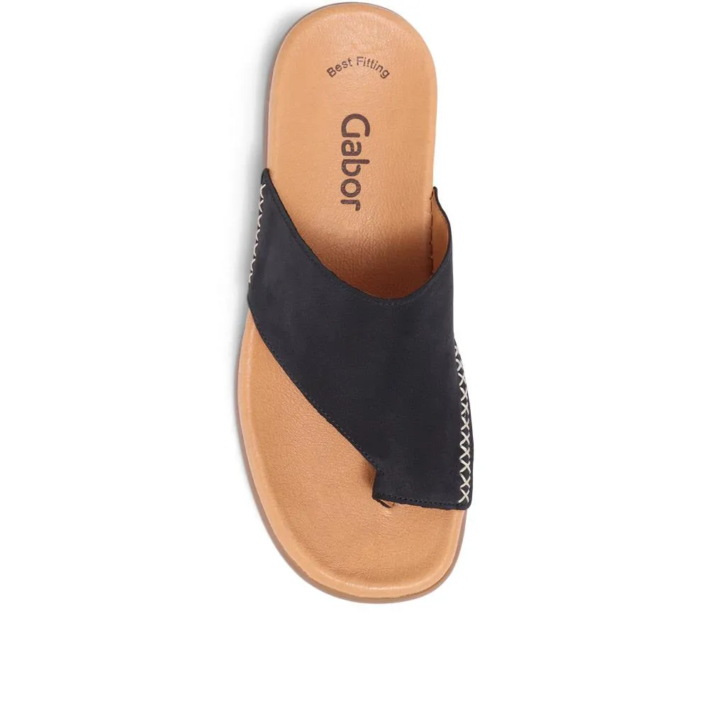 Lanzarote Leather Toe Loop Mules - GAB29615 / 314 556