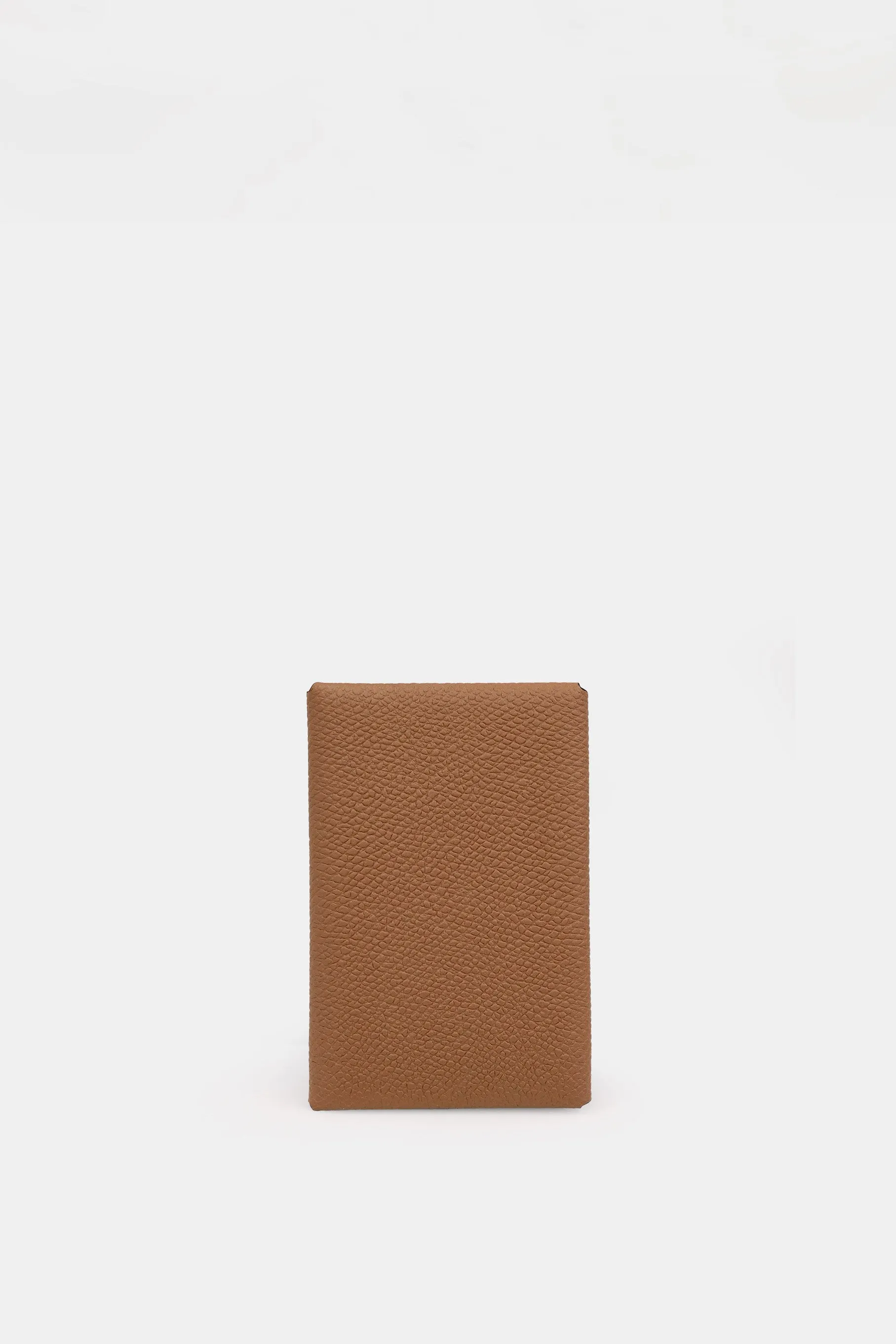 Leather Card Holder, Carmel