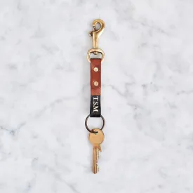 Leather Clip Key Ring